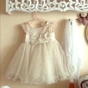 David’s Bridal flower girl dress
